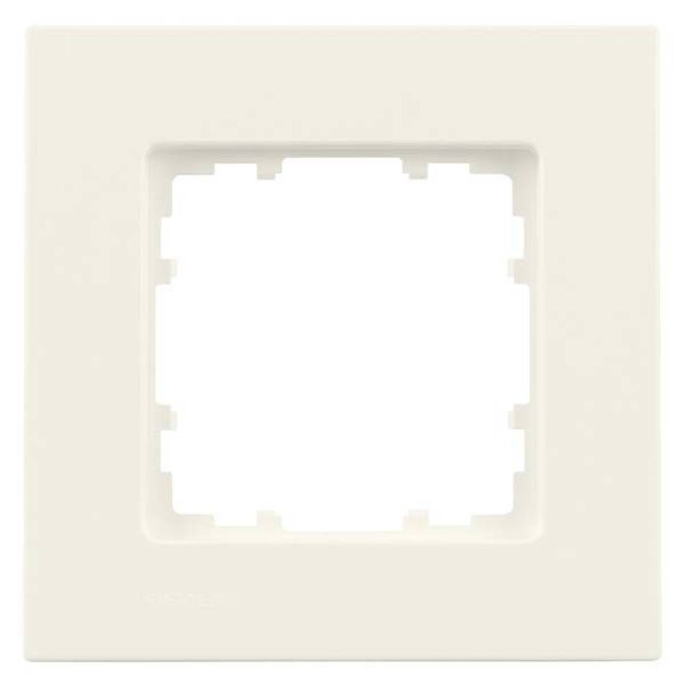 Siemens 5TG11110 Delta Switch frame 1-gang titanium white 90x90mm