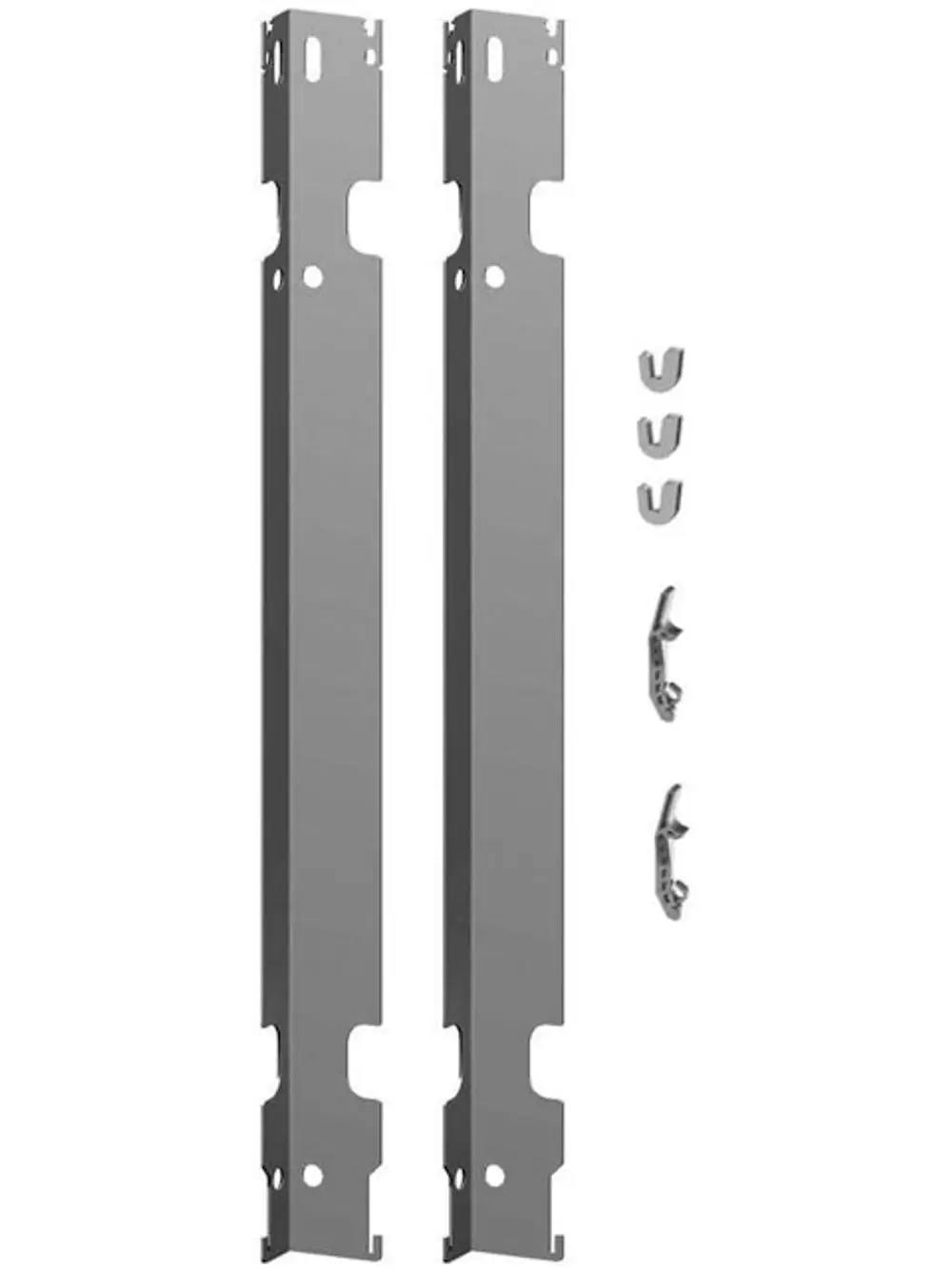 Kermi Kit De Consoles Murales Long, Bh 600mm, Ral9016, Zb02590005