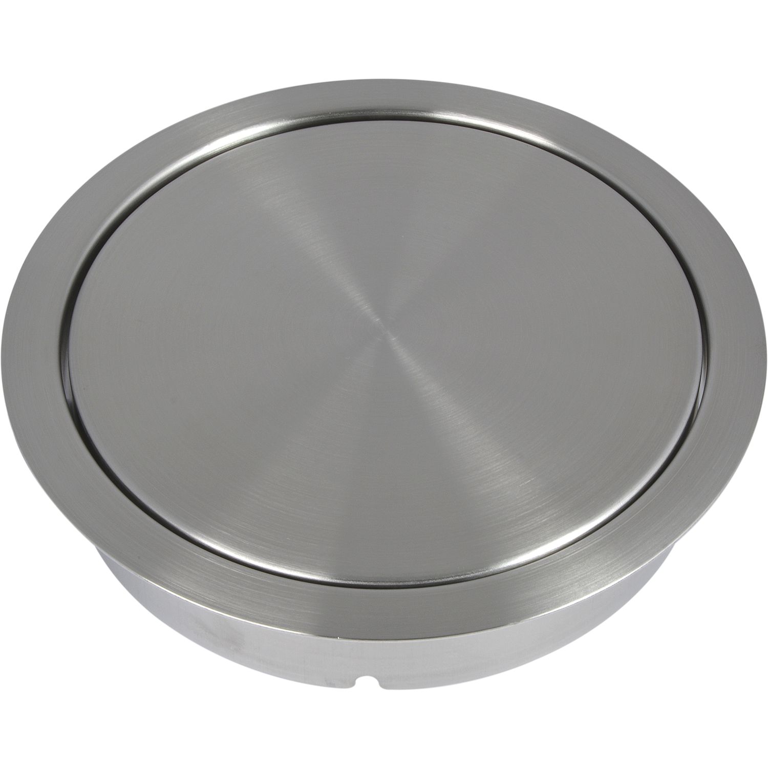 Lamp Grau - Einwurfklappe Ungedämpft Rund 170 Mm Edelstahl