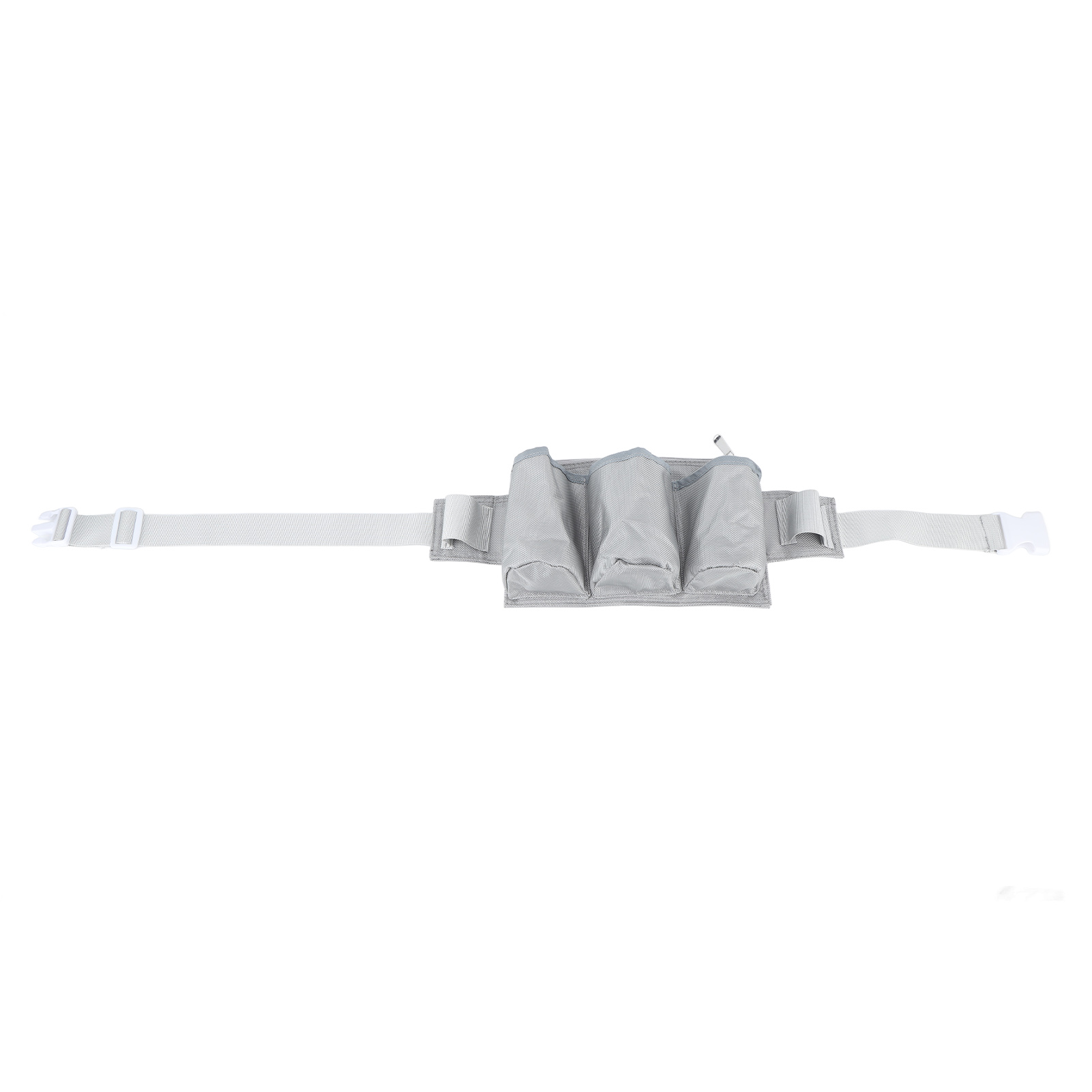 Ceinture de jardinage imperméable en tissu Oxford, 6 poches et 2 sangles, réglable, gris