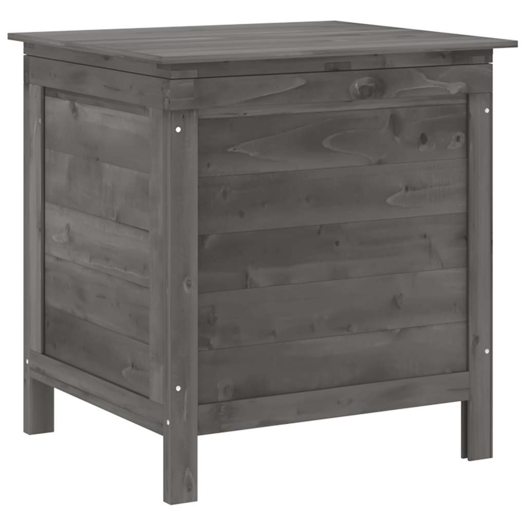 Anthrazit Gartentruhe 50X49x56,5 Cm Massivholz Tanne Vidaxl - Bild 3