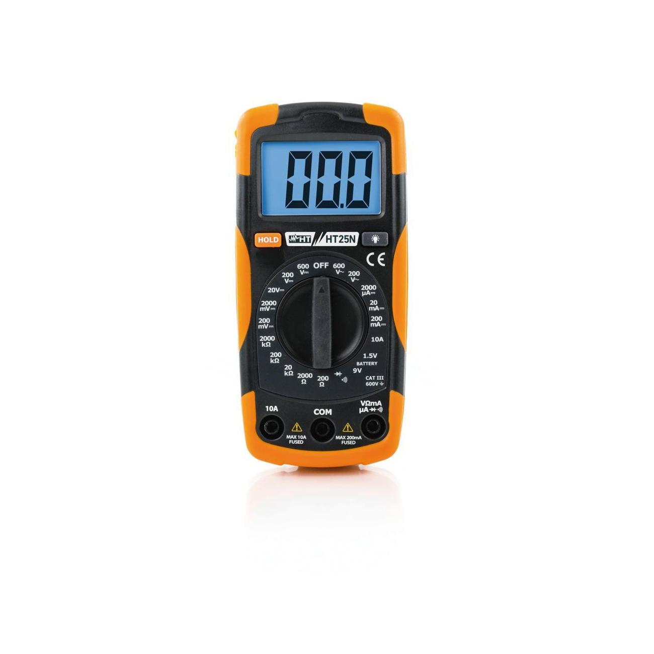 Ht Italia Ht Instruments Ht25n Hand-Multimeter Digital Cat Iii 600 V Anzeige (Counts): 2000