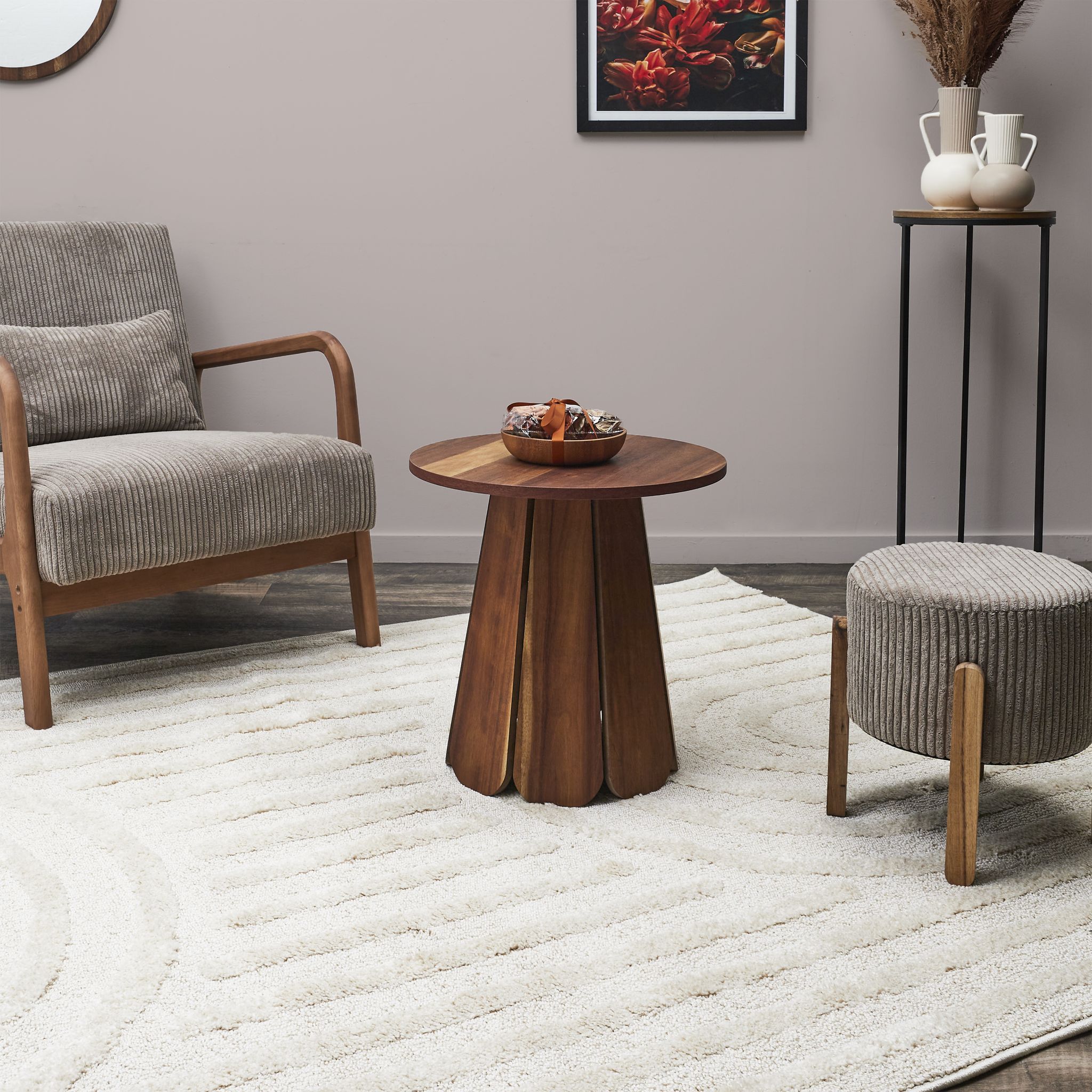 Table D'Appoint - Home Deco Factory - Will - Marron