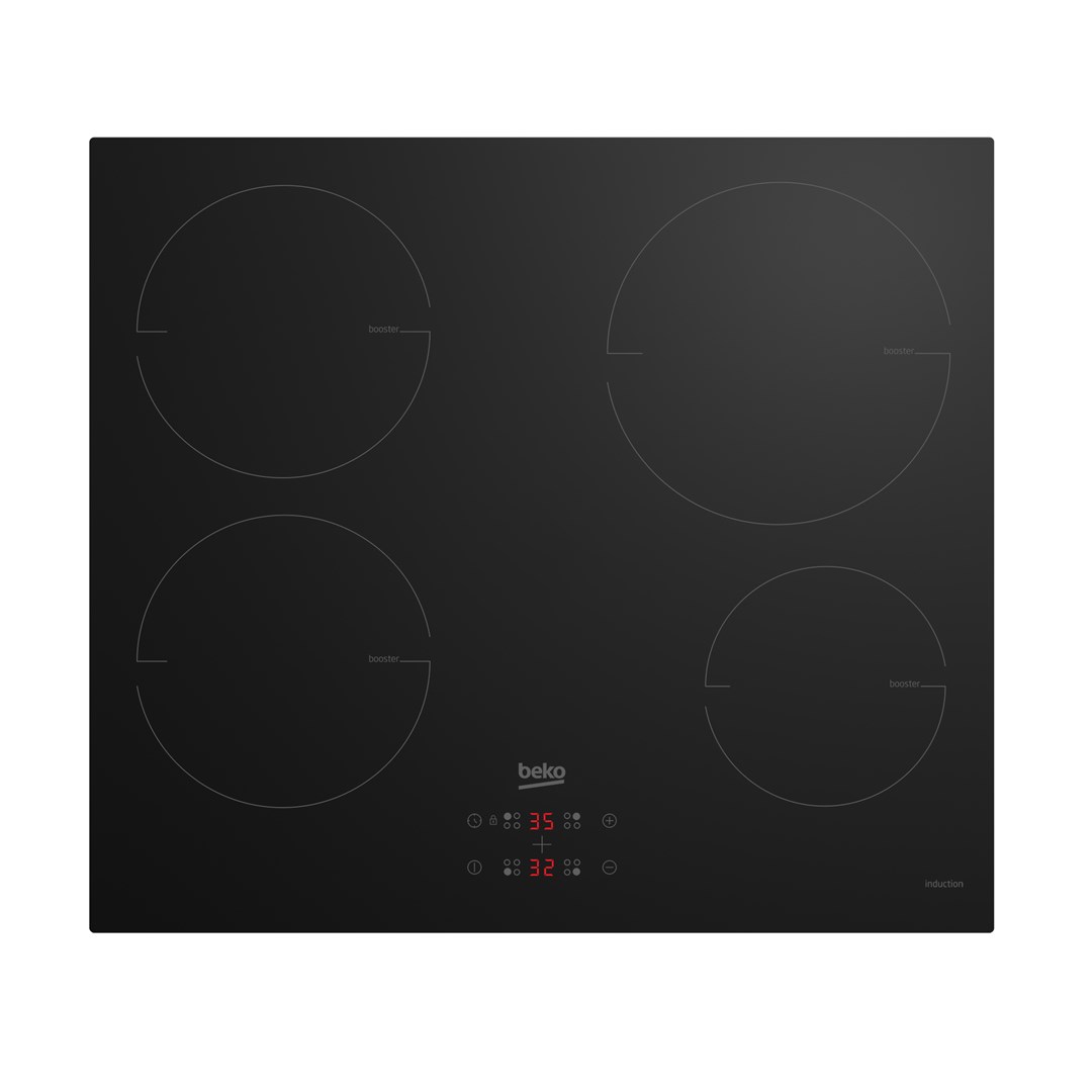 Beko Schwarz Induktions-Kochfeld "Hii 64400 Mt", B:58cm H:5,2Cm T:51cm, Kochfelder, Booster-Funktion – Für Besonders Schnelles Aufheizen - Image 5