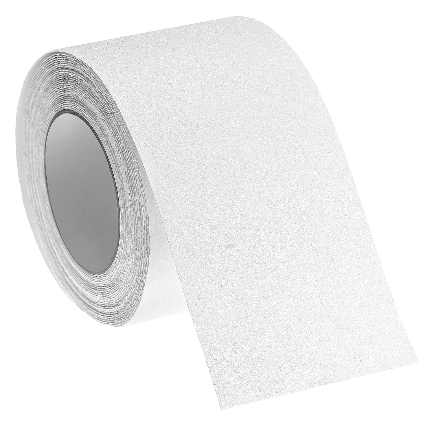 Bande antidérapante adhésive translucide 10 cm x 10 m, sécurité bois, marbre et carrelage