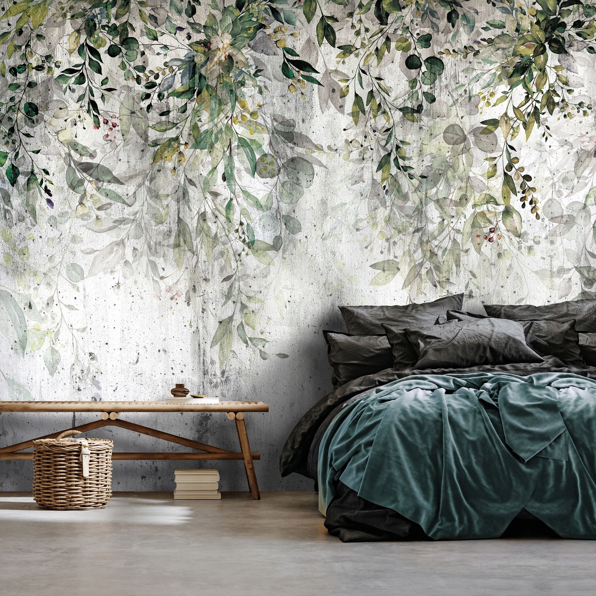 Wallarena Vlies Fototapete Botanisch 250x175 Cm, Tapeten, Für Wohn Und Schlafzimmer, Vliestapete Wandtapete Tapete 3d Effekt- Inkl. Kleister - Tropisch