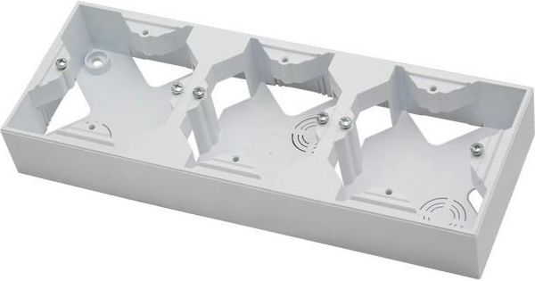 SONATA Aufputzdose dreifach weiß PNP-3R/00 - Bild 3