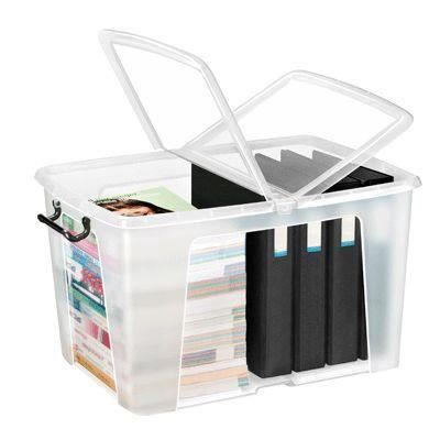 Cep Transparent Aufbewahrungsbox, Opbevaringskasse Strata 65 Ltr. (65 L, 1X, 60.50 X 59 X 35 Cm) - Bild 3