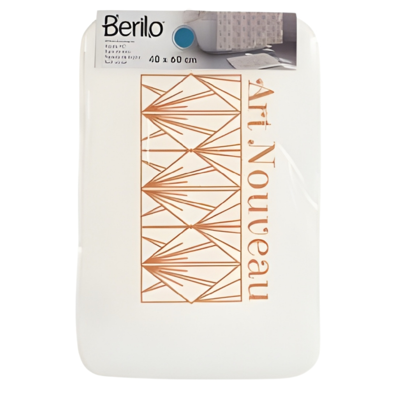 Berilo Art-déco-badezimmerteppich 60 X 40 Cm