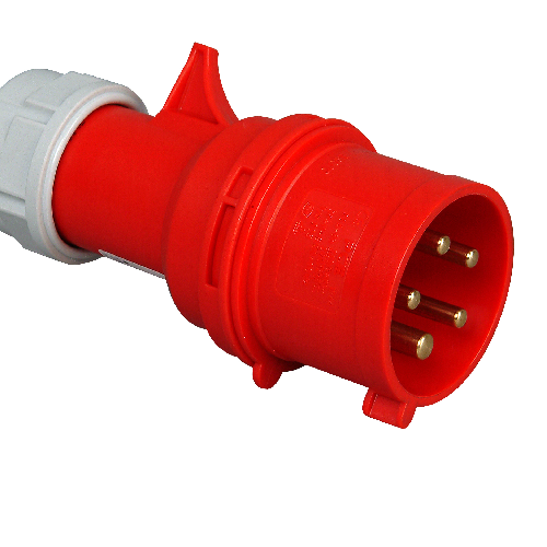 Kopp - Cee-stecker Mit Kurzer Einführungstülle, 5-polig - 176000008