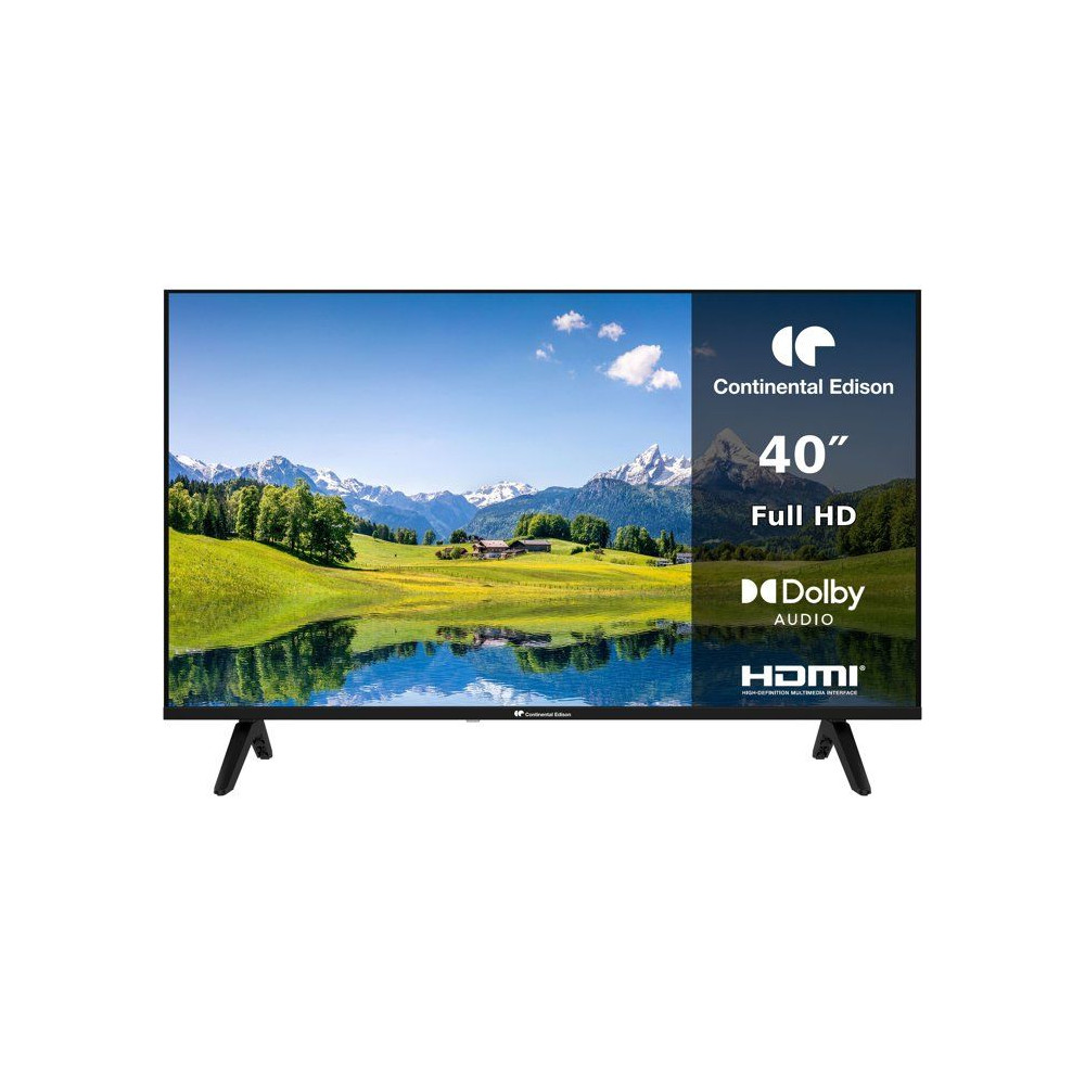 Continental Edison - Celed40fhd26b6 - Led-Fernseher Fhd 40'' (101 Cm) - Nicht Smart - 3X Hdmi - 2X Usb - Schwarz - Bild 3