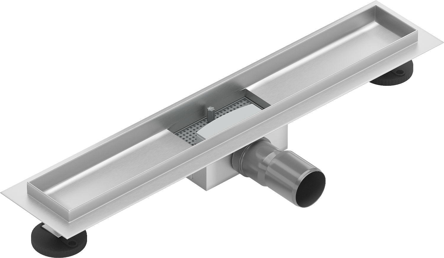 Mexen Flat Corpo Per Scarico Lineare 60 Cm, Inox 1015060