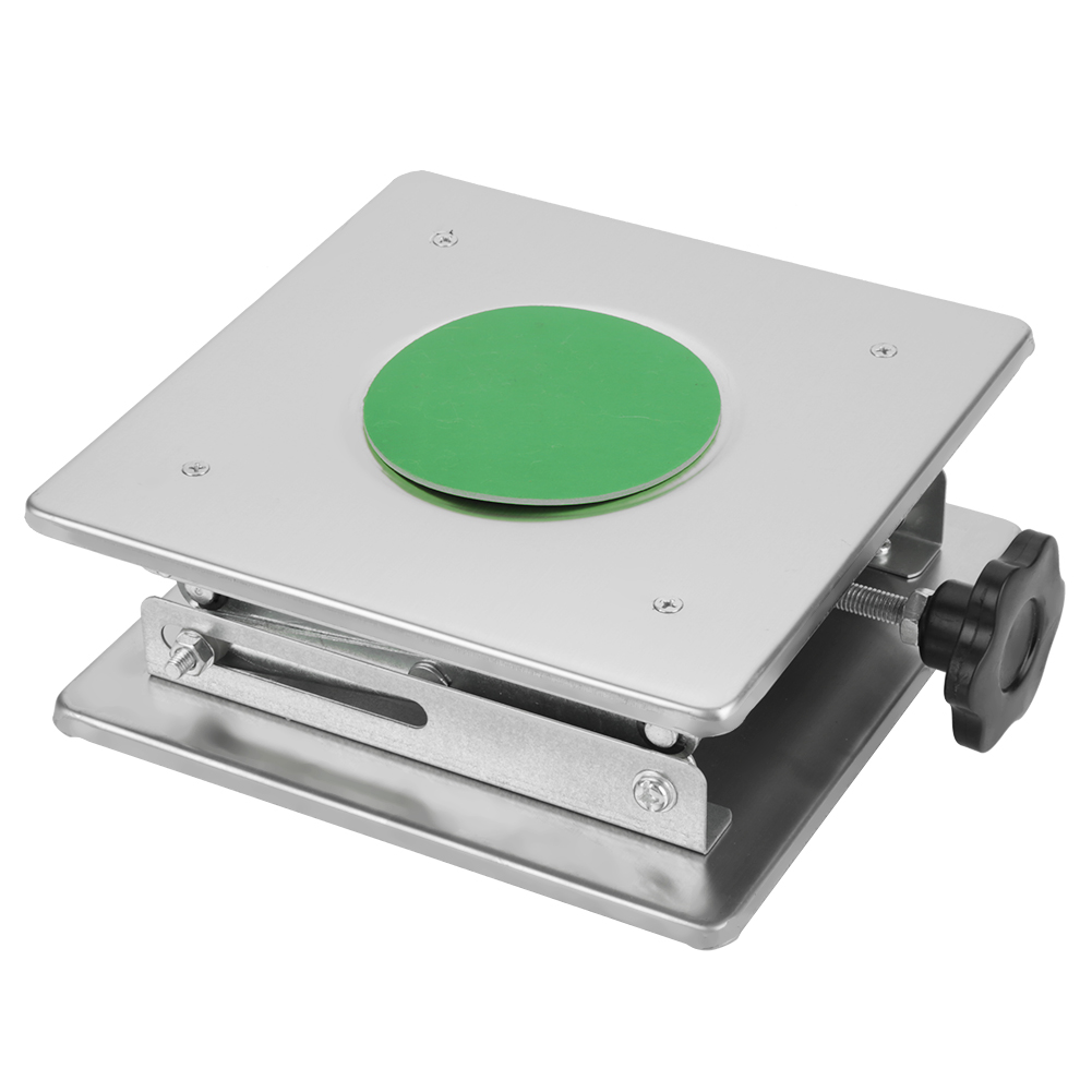 Plateforme de levage à ciseaux en acier inoxydable 304, hauteur réglable de 80 à 280 mm, 200 x 200 mm