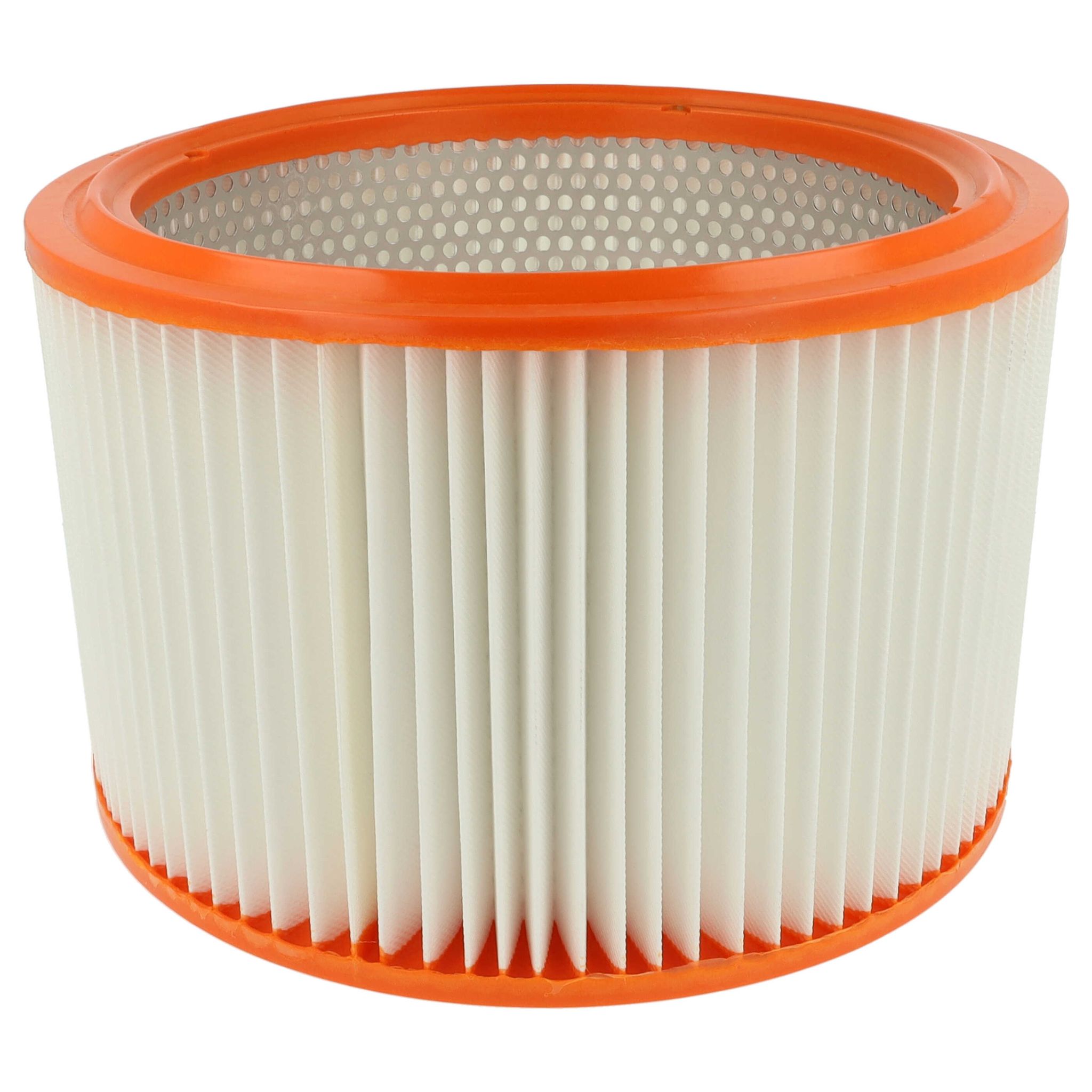 Vhbw Orange Lamellenfilter Kompatibel Mit Nilfisk Attix 961-01 Nass-/ Trockensauger