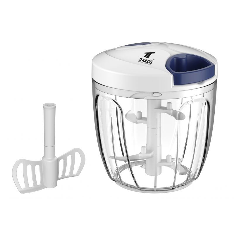 Suinga - Tritatutto Manuale Da 520 Ml, Tritatore Per Cipolle Con 2 Lame In Acciaio Inox, Tagliacipolle Manuale Con Acciaio Inox E 2 Lame