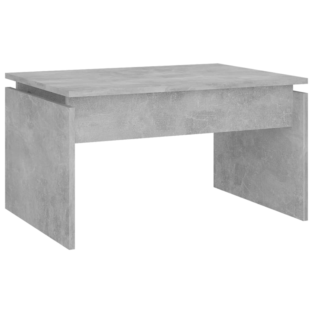 Vidaxl Grau Couchtisch Beton 68X50x38 Cm Holzwerkstoff