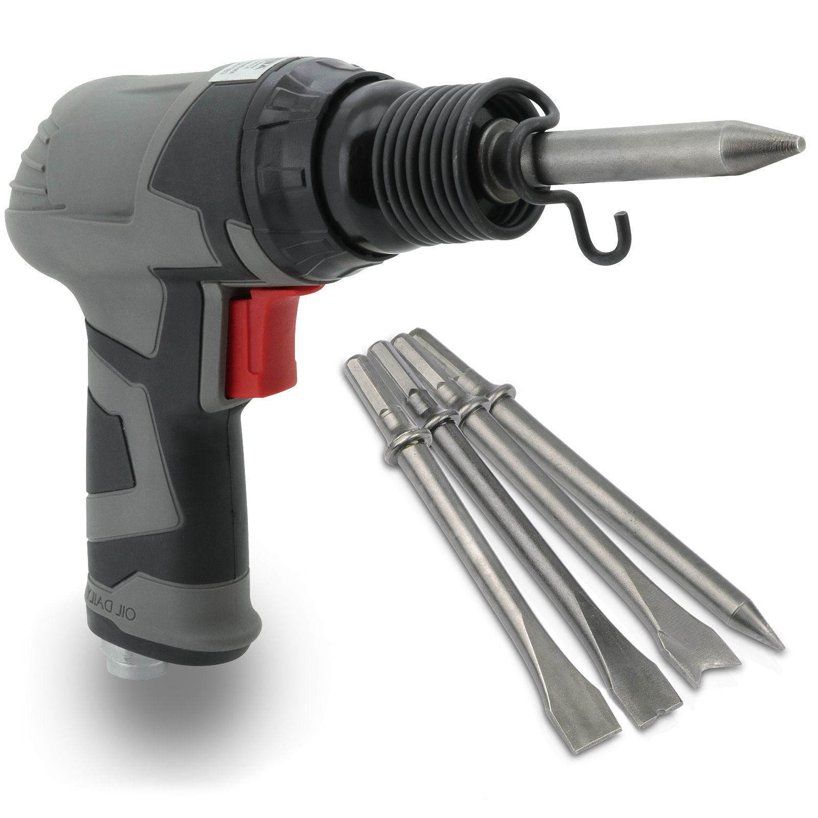 Aerotec Schwarz Abbruchhammer + Meisselhammer, Druckluft-Meisselhammer 6.3 Bar (Druckluft, Meisselhammer) - Image 2