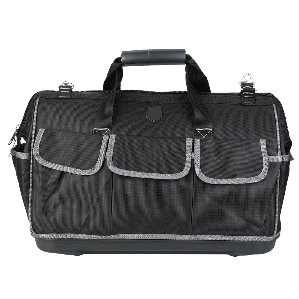 Sac à outils 20 pouces à fond rigide, 8 poches, 470 × 340 × 230 mm, lot de 1