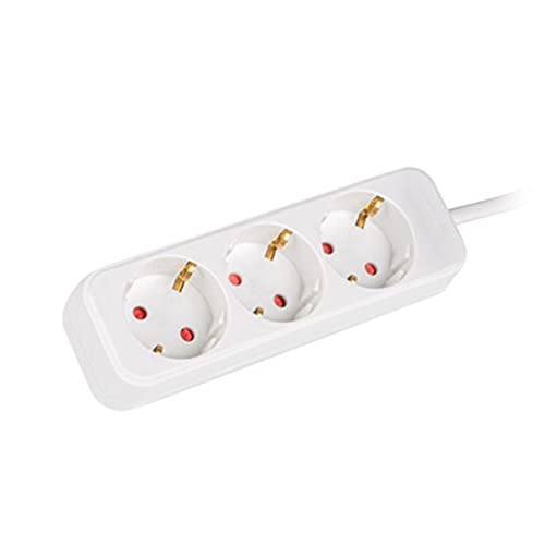 Lanberg Weiss Steckdosenleiste, Ps0-03F-0150-W Verlängerungskabel 3 Ac-Ausgänge Indoor (3X, Cee 7/4, 1.50 M) - Bild 4