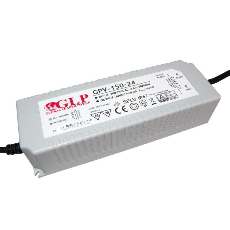 Global Leader Power Glp Gpv-150-24 Led Netzteil 144W 24V 6A Ip67 Schaltnetzteil Cv