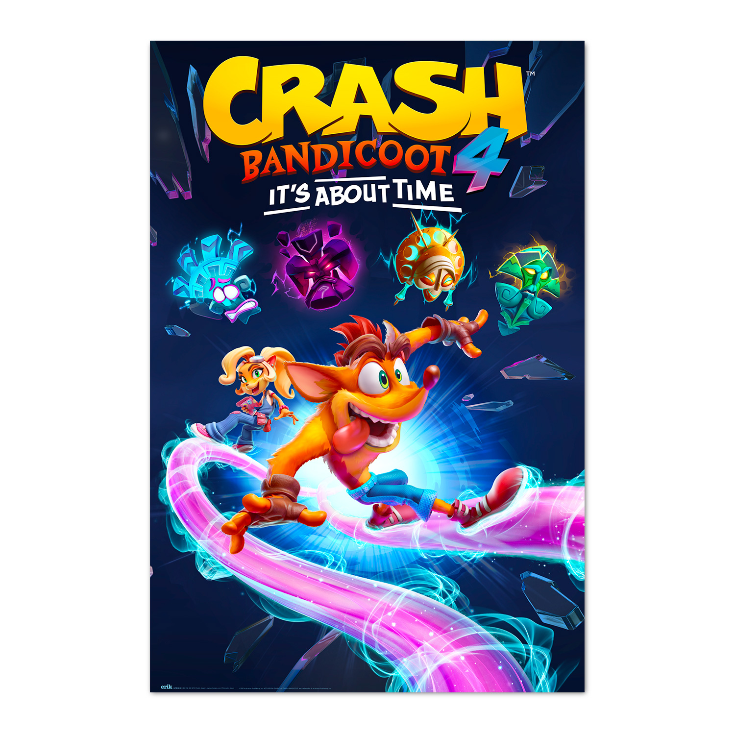 Grupo Erik Mehrfarbig Poster Crash Bandicoot Es Ist An Der Zeit