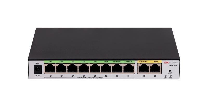Hikvision - Ds-3wg210gp-si Router Cablato Gigabit Ethernet Grigio