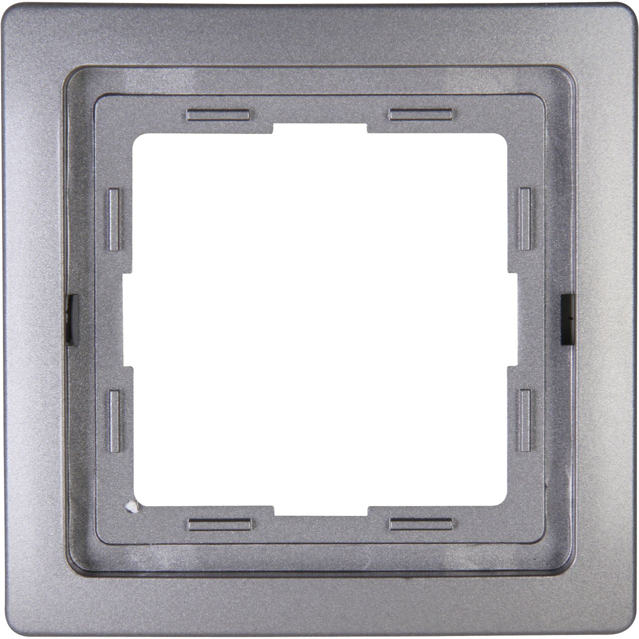 Abdeckrahmen 1-fach Venedig Platin, 400143068 - Kopp