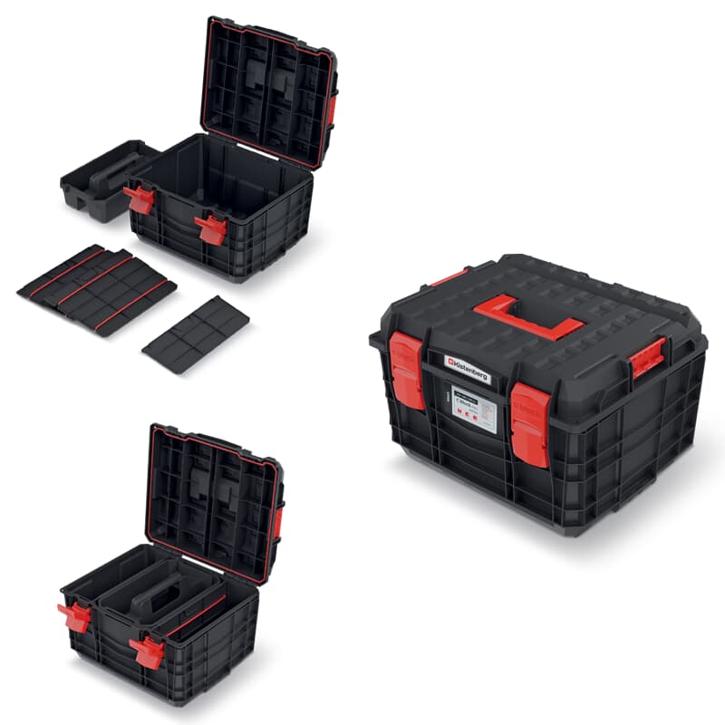 Schwarz Kistenberg Toolbox De C Block Pro, Und Rot - Bild 5