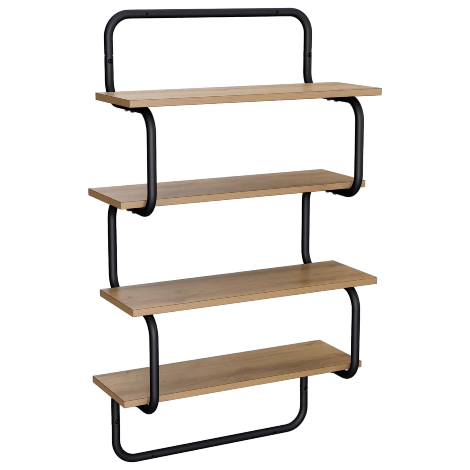 Vidaxl Mehrfarbig 4-Stufiges Wandregal Artisan-Eiche 40 X 24,5 X 104 Cm