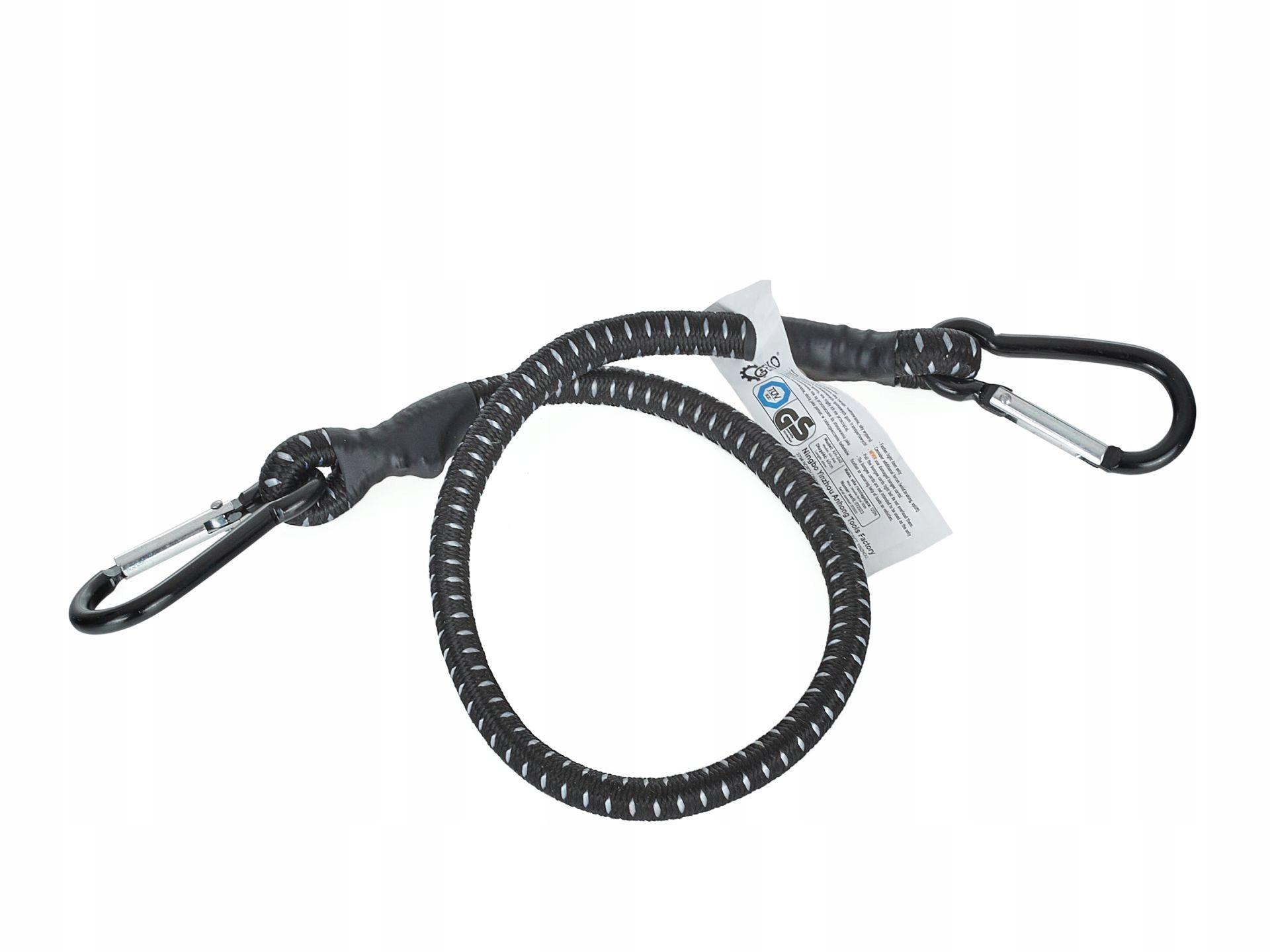 Import Transportgurt Geko Elastisch 10 Mm 60 Cm Schwarz
