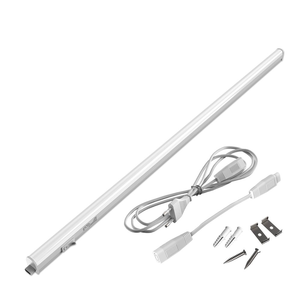 Ner Led Sous-armoire 87,3 Cm 10w 1100lm Blanc - Couleur De Lumière Blanc Neutre - Jusqu'à 10 Unités Peuvent Être Connectées - Brilo