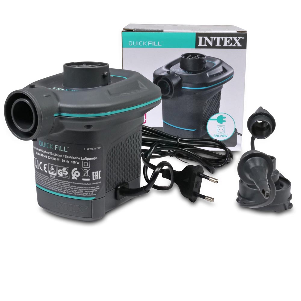 Intex Schwarz Quick-Fill 220-240V Elektrische Pumpe 66640 - Bild 9