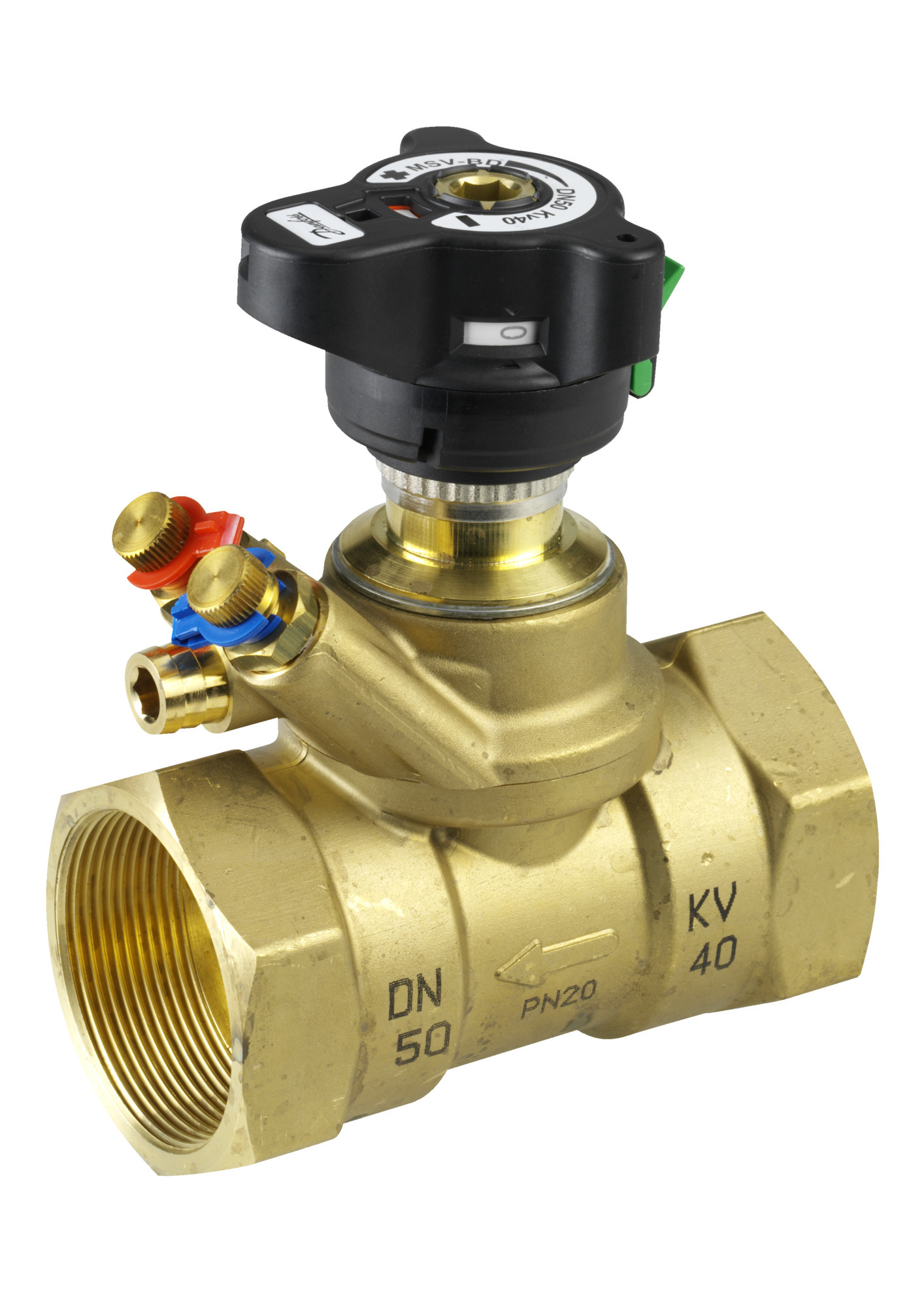 Danfoss Strangregulierventil Messventil Msv-Bd Leno Dn50lf 2" Ig Kvs 40M³ Mit Entl. 003Z4006