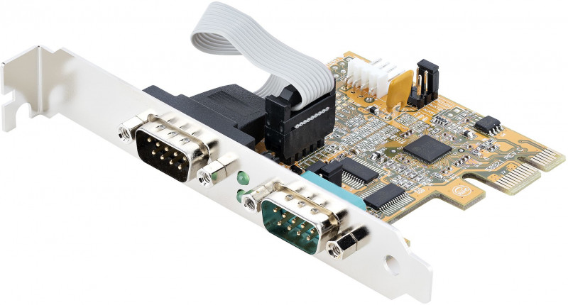 Startech Pcie Rs232 2-Port Seriekarte 921,6 Kbps Low-Profile - Image 4