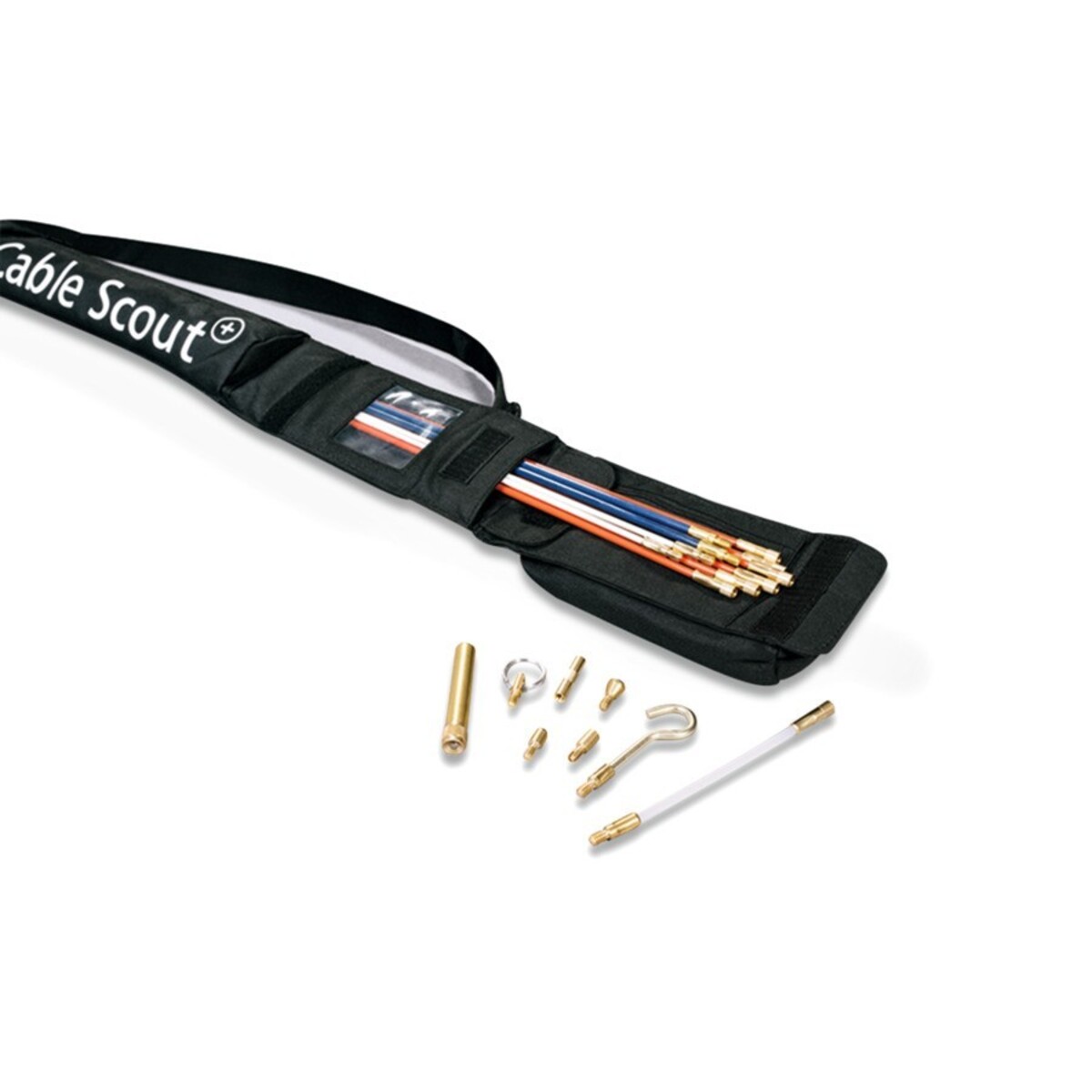Hellermanntyton Schwarz Kabeleinziehsystem, Cable Scout+ - Luxus Set 897-9 (1 M) - Image 6