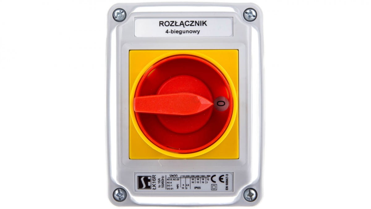 Oem Rot Nockenschalter 0-1 4P 16A Im Gehäuse Łk16r-2.8210Ob2zc