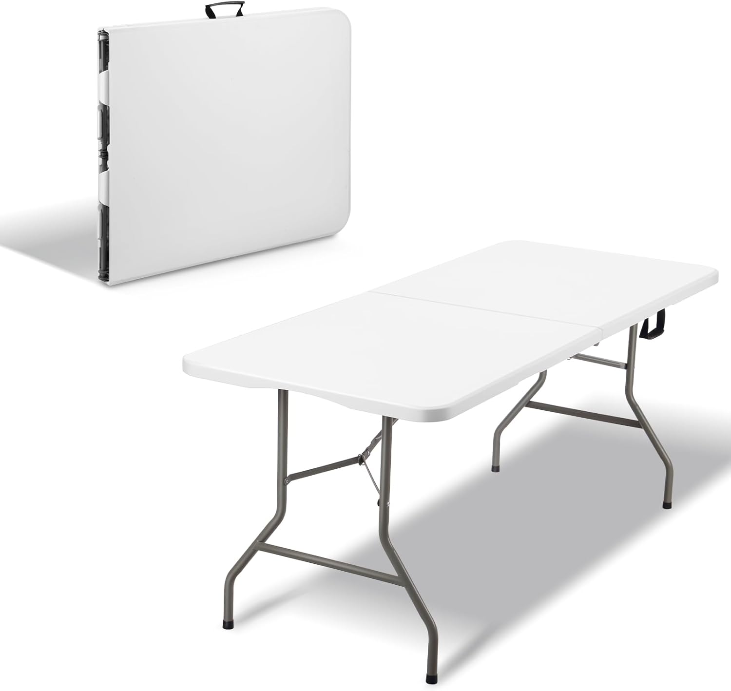 Dewinner – Table Pliante 180x74 Cm – 150kg Max – Hdpe – 6-8 Places