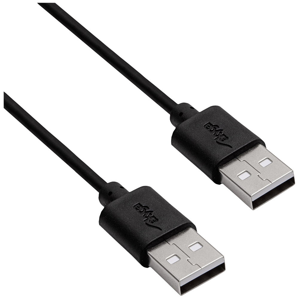 Akyga Schwarz Usb-Kabel Usb-A Stecker, Usb-A Stecker 1.80 M Ak-Usb-11