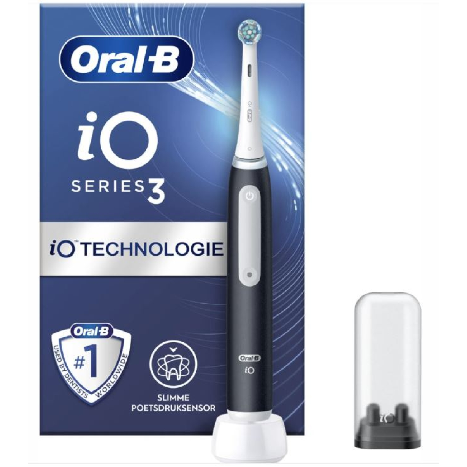 Oral-B iO Series 3 Elektrische Zahnbürste - Schwarz - 3 Reinigungsmodi - Drucksensor - Bild 15