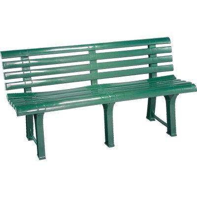 Homemaison - Banc D'Extérieur, Made In Italy, 145x49x74 Cm, Couleur Verte
