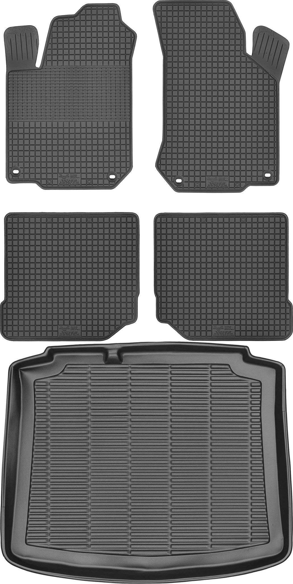 Oem Volkswagen Golf Iv Schrägheck (1997–2003) – Set: Gummifußmatten + Kofferraummatte 5901319955164