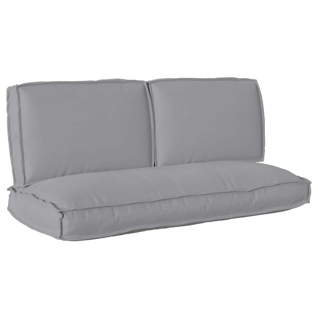 Set De Coussins De Palette 3 Pcs Gris 120 X 50 X 12 Cm Vidaxl