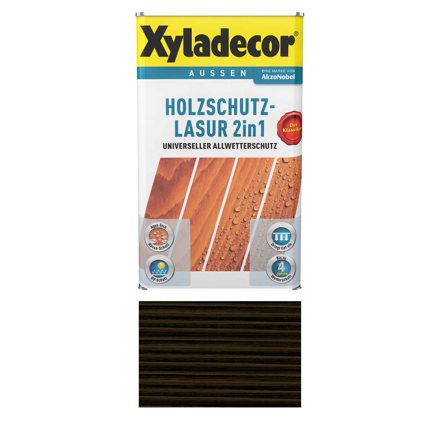 Xyladecor - Holzschutzlasur Ebenholz 750ml