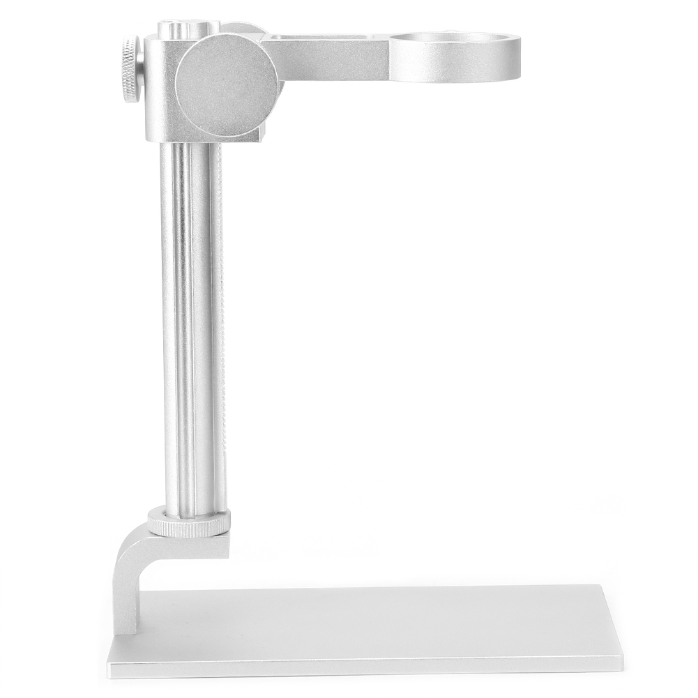 Support de microscope numérique en alliage d'aluminium, réglable, 32-34 mm, blanc