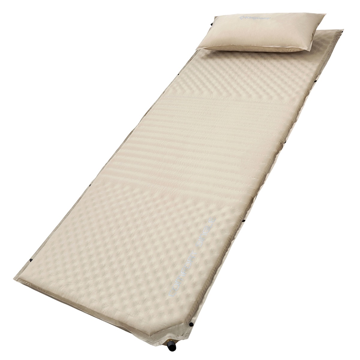Oem King Camp Comfort Einzel-Selbstaufblasmatratze - Beige