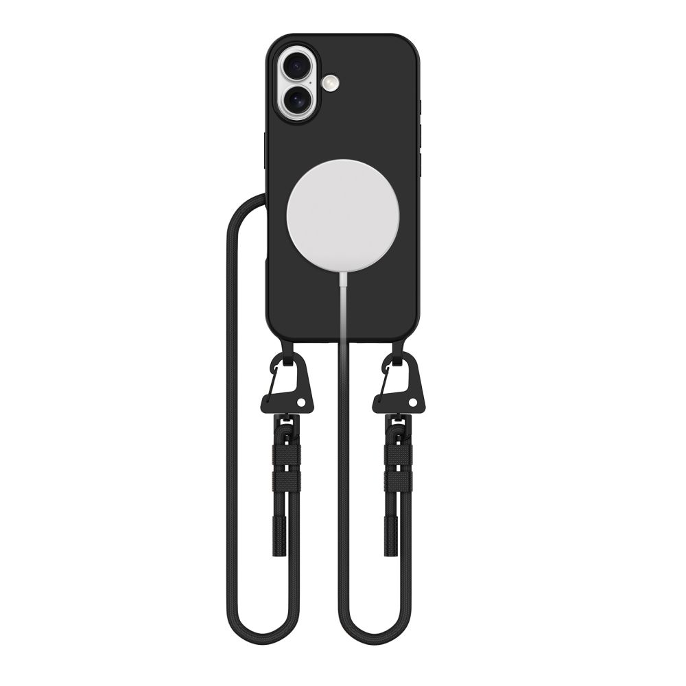 Tech-Protect MagNecklace MagSafe iPhone 16 Case - Black (Apple iPhone 16), Smartphone Hülle, Schwarz - Bild 2
