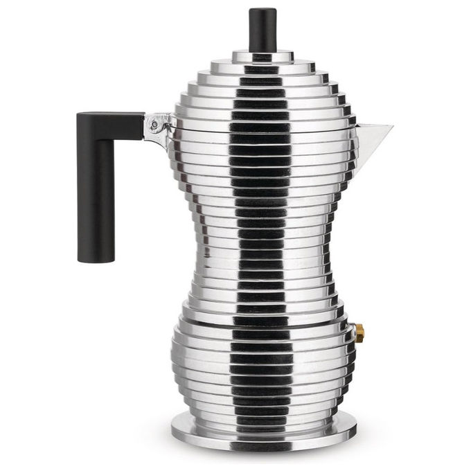 ALESSI Pulcina Cafetière à induction Noir 3 tasses