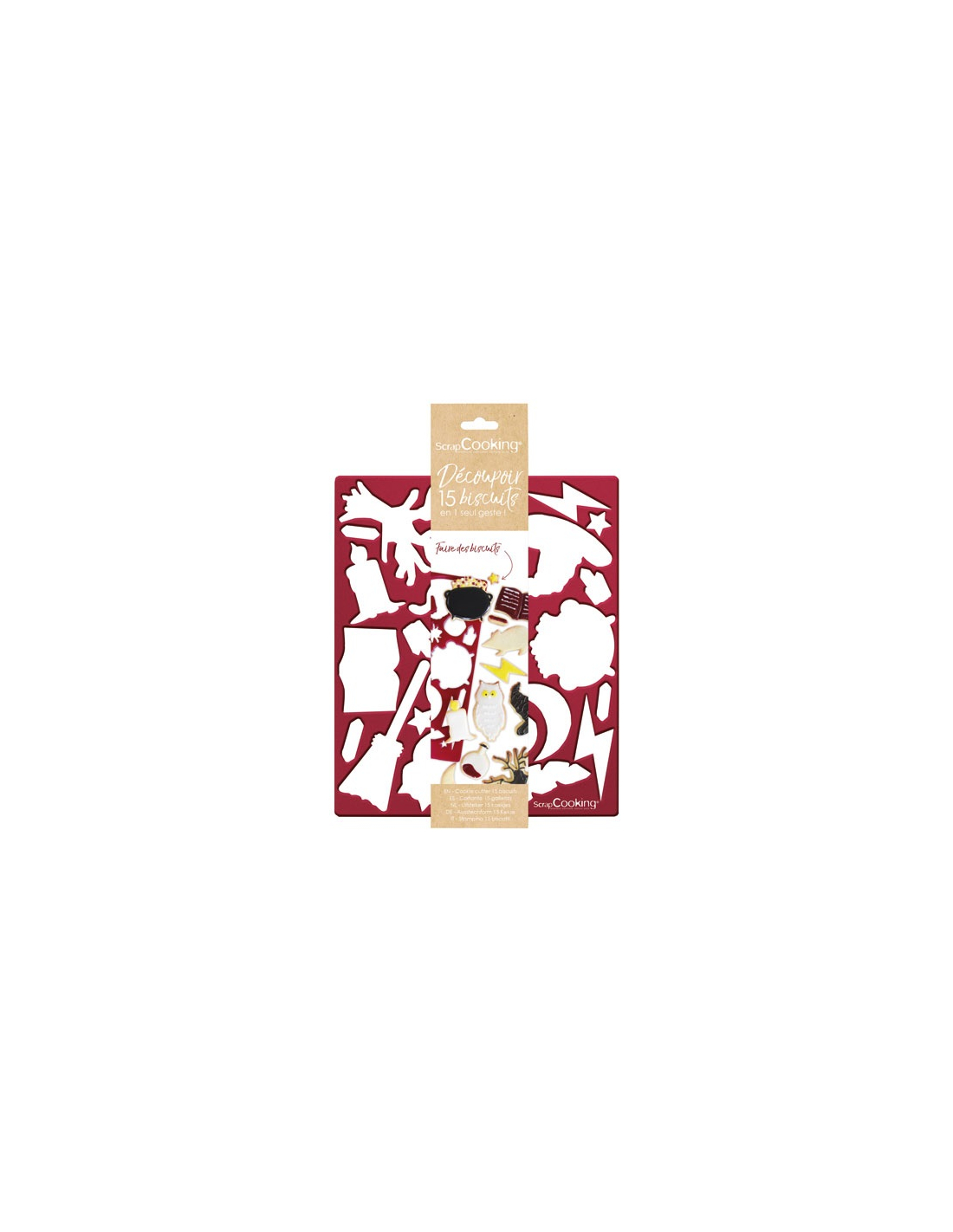 Stampo Tagliapasta 15 Forme - Stregone - Scrapcooking