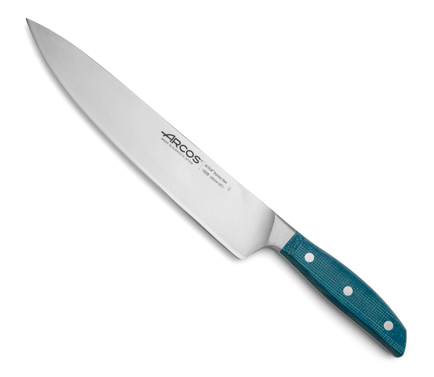 Arcos Blau Kochmesser Brooklyn 250 Mm Geschmiedet Seidenklinge