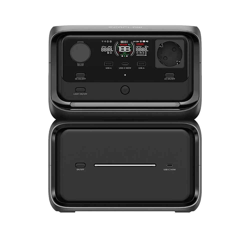 Ecoflow Schwarz Power Station, River 3 Max/Plus Wrl (286 Wh, 4.70 Kg) - Bild 7